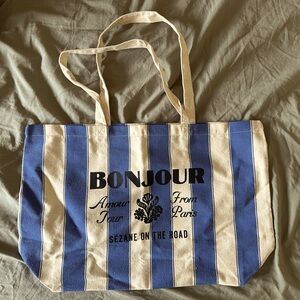 NEW Sezane Bonjour Tote